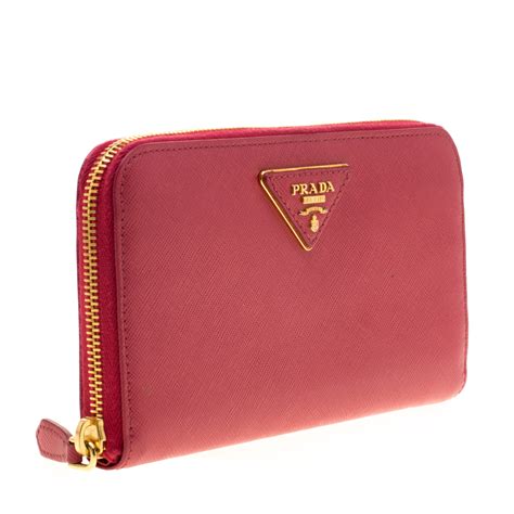 prada wallet zip around|prada card holder with zipper.